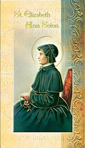 Biography Card of St. Elizabeth Ann Seton - Unique Catholic Gifts