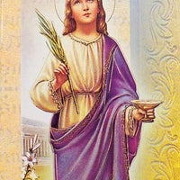 Biography Card of St. Lucy - Unique Catholic Gifts