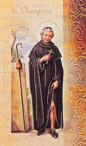 Biography Card of St. Peregrine - Unique Catholic Gifts