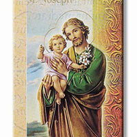 Biography Card of St. Joseph - Unique Catholic Gifts
