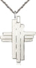 Sterling Silver Cross Pendant on Sterling Silver Chain - Unique Catholic Gifts