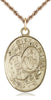 14kt Gold Filled Miraculous Pendant on a Gold Filled Chain - Unique Catholic Gifts