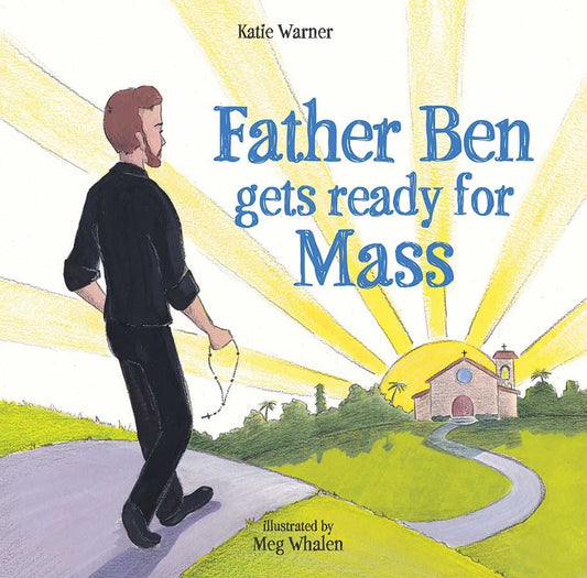Father Ben Gets Ready for Mass by Katie Warner - Unique Catholic Gifts