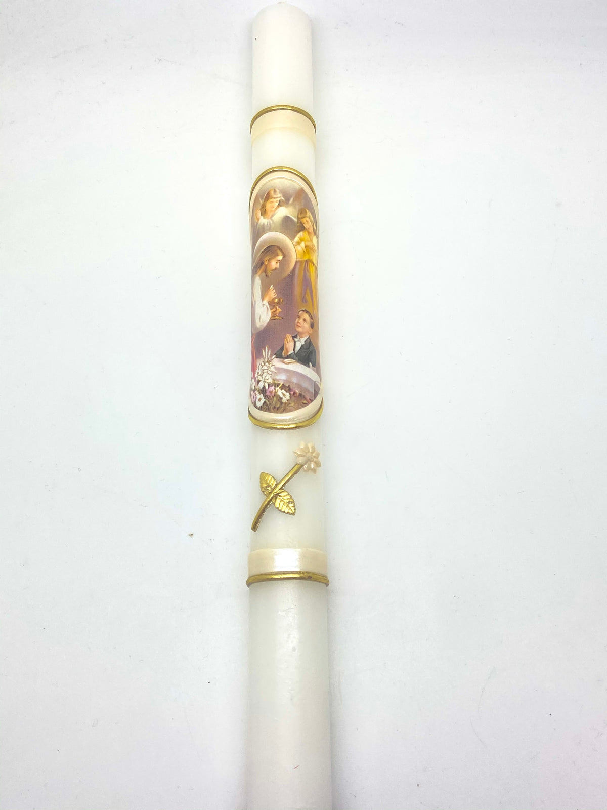 Boy First Communion Candle - Unique Catholic Gifts