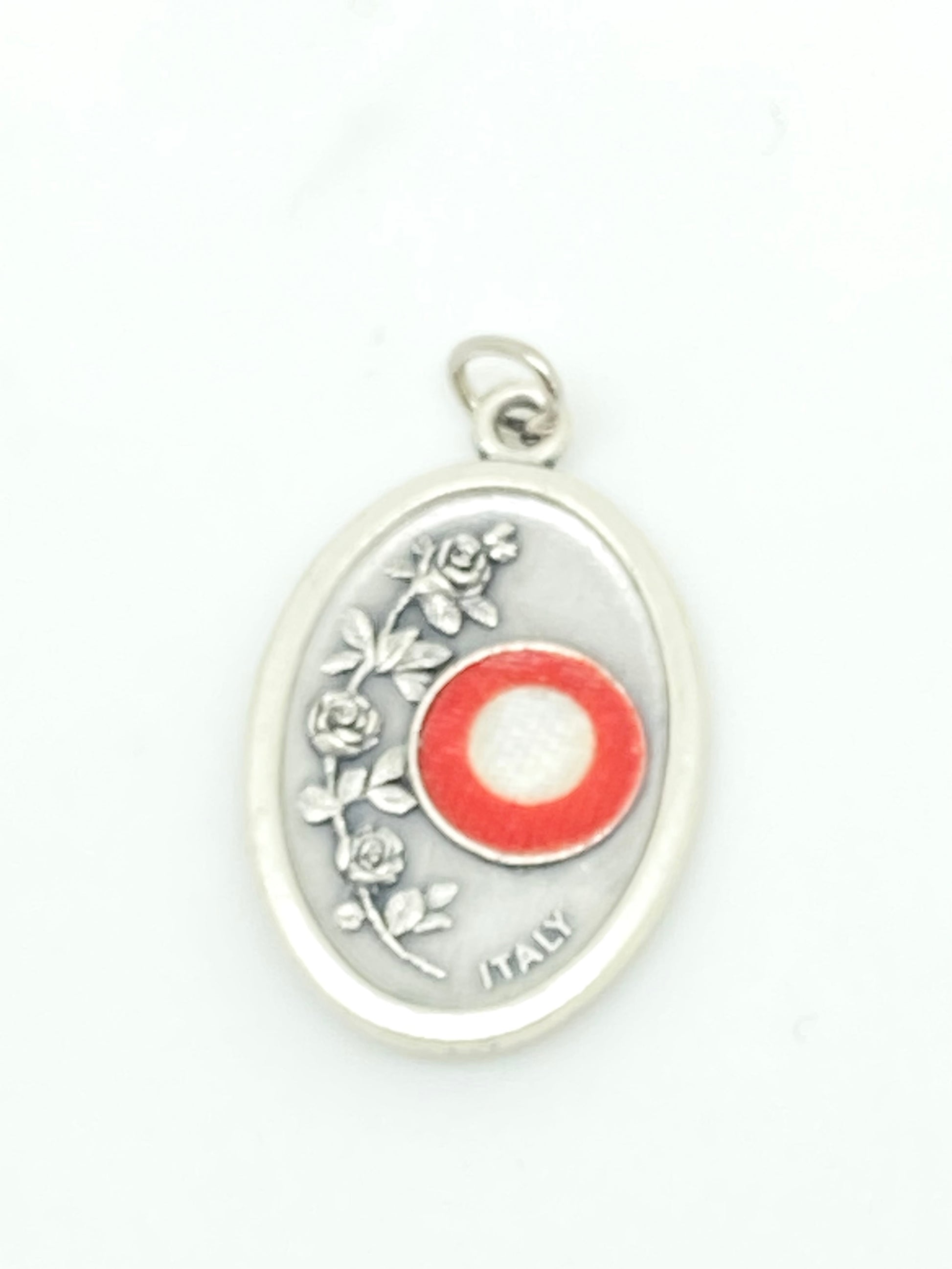 St Peregrine Oxi Medal with Relic - Unique Catholic Gifts