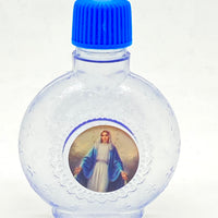 Plastic 2 ounce Our Lady of Grace Holy Water Bottle - Unique Catholic Gifts