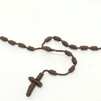 Brown Corded Rosary - Unique Catholic Gifts