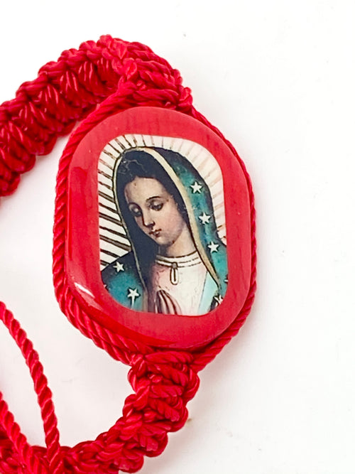 Our Lady of Guadalupe Red Bracelet - Unique Catholic Gifts