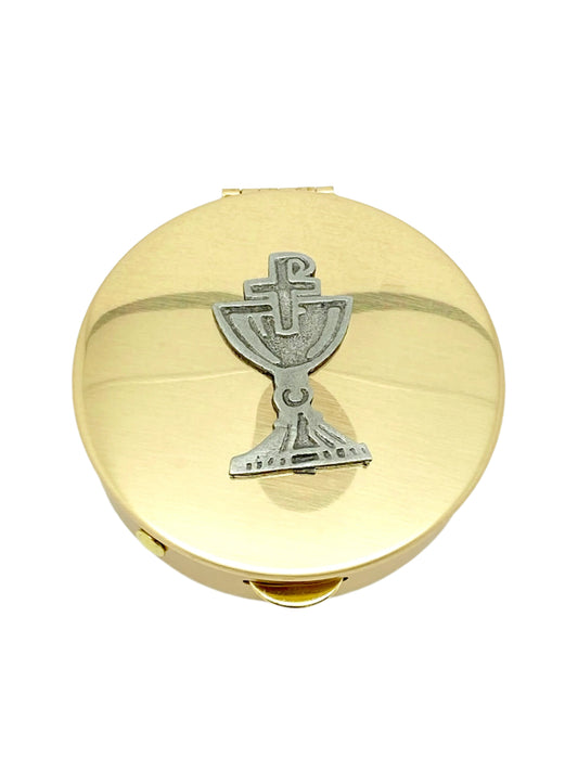 Gold and Silver Chalice Pyx 2" - Unique Catholic Gifts