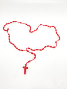 Red Corded Rosary - Unique Catholic Gifts