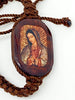 Our Lady of Guadalupe Brown Bracelet Large Image - Unique Catholic Gifts