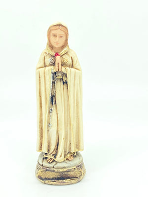 Rosa Mystica Hand Painted Statue (4 1/2