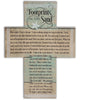 Footprints in the Sand Easel and Wall Cross 10" - Unique Catholic Gifts