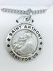 Sterling Silver St Anthony (3/4") on 20" Chain - Unique Catholic Gifts