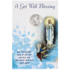 Get Well Blessing Token Gift Greeting Card - Unique Catholic Gifts