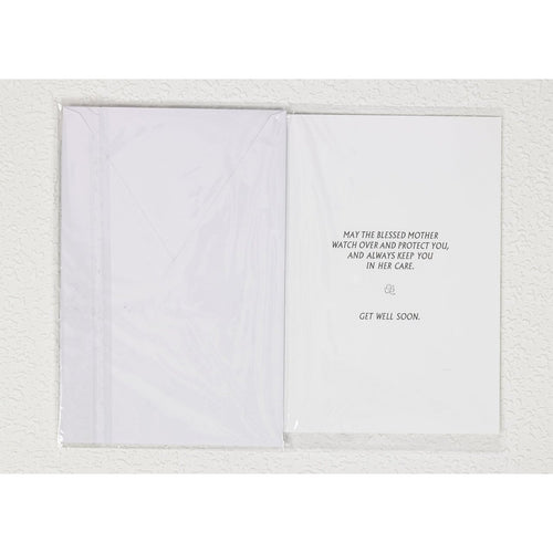 Get Well Blessing Token Gift Greeting Card - Unique Catholic Gifts