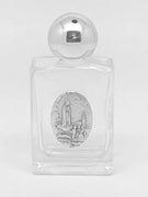 Fatima Glass Holy Water Bottle (3.35 x 1.6") - Unique Catholic Gifts