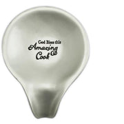 "God Bless this Amazing Cook" Spoon Rest - Unique Catholic Gifts