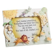 God Created Everything Picture Frame (6") for 3.5 x 5 picture - Unique Catholic Gifts