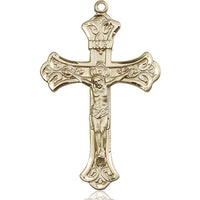 Gold Filled Crucifix Pendant (1 1/8") - Unique Catholic Gifts