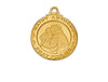 St Anthony 18KT Gold Plated Medal 5/8" with Chain - Unique Catholic Gifts