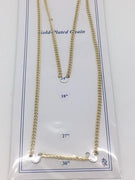 Gold Plated Chain Carded (16") - Unique Catholic Gifts