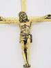 Gold Wall Crucifix 8" - Unique Catholic Gifts