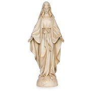 Golden Our Lady of Grace Statue 13 3/4" - Unique Catholic Gifts