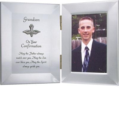 Grandson Confirmation Frame (5 1/2") Discontinued - Unique Catholic Gifts