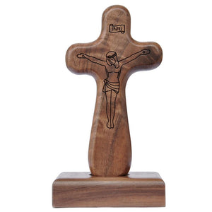 Crucifix Hand size 5" with Magnetic Base - Unique Catholic Gifts