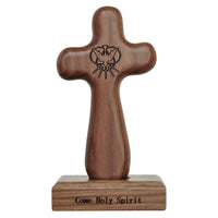 Holy Spirit Hand Cross with Magnetic Base (5") - Unique Catholic Gifts