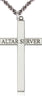 Sterling Silver Alter Server Cross Pendant on a Sterling Silver Chain - Unique Catholic Gifts