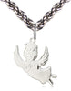 Sterling Silver Angel Pendant on a Sterling Silver Chain - Unique Catholic Gifts