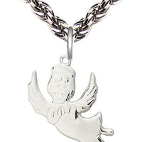 Sterling Silver Angel Pendant on a Sterling Silver Chain - Unique Catholic Gifts