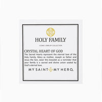 Holy Family Crystal Heart of God Cuff - Unique Catholic Gifts