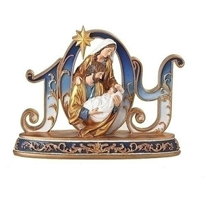 Holy Family Joy Table Ornament Plaque 6 x 8" - Unique Catholic Gifts