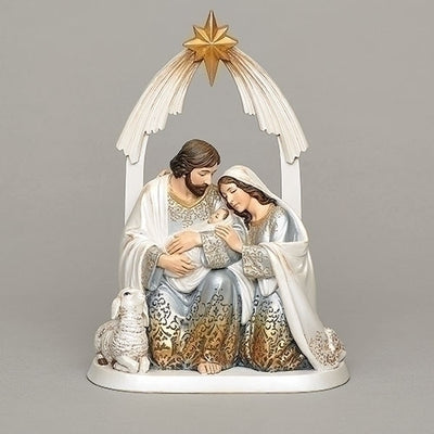 Holy Family Under the Golden Star Nativity Statue 9 3/4