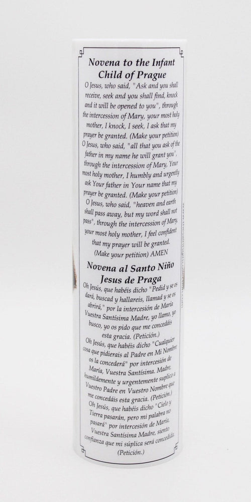 Infant of Prague LED Candle with Timer - Unique Catholic Gifts