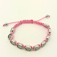Pink Guardian Angel Rosary Bracelet - Unique Catholic Gifts