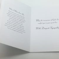 May God Comfort You Catholic Sympathy Greeting Card - Unique Catholic Gifts
