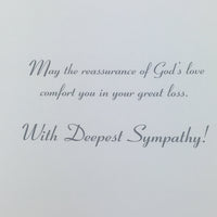 May God Comfort You Catholic Sympathy Greeting Card - Unique Catholic Gifts