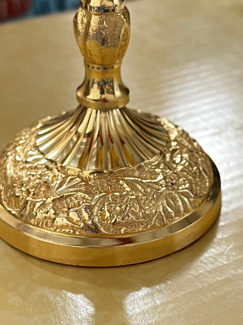 Medium Gold Reliquary 6 3/4" - Unique Catholic Gifts