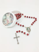 Guardian Angel Rose Scented Rosary in Matching Box - Unique Catholic Gifts
