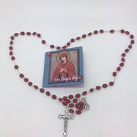 Ladybug Rosary " Our Lady's Bug" (7MM) - Unique Catholic Gifts