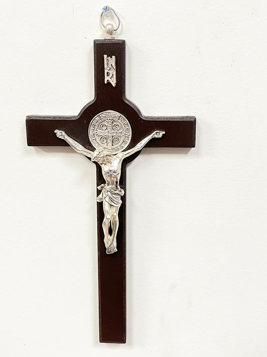 St. Benedict Wall Crucifix 11" - Unique Catholic Gifts