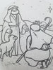 Color Your Own Ornament "Shepherds" (Stuffed Fabric) - Unique Catholic Gifts