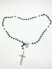 Black Pearl  First Communion Chalice Rosary 5mm - Unique Catholic Gifts