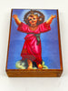 Divine Child Jesus Wood Rosary Box with Wood Rosary - Unique Catholic Gifts