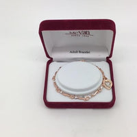 Rose Gold Holy Spirit Heart Bracelet. - Unique Catholic Gifts
