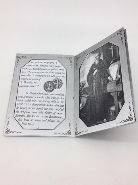 Novena to St. Benedict Booklet - Unique Catholic Gifts